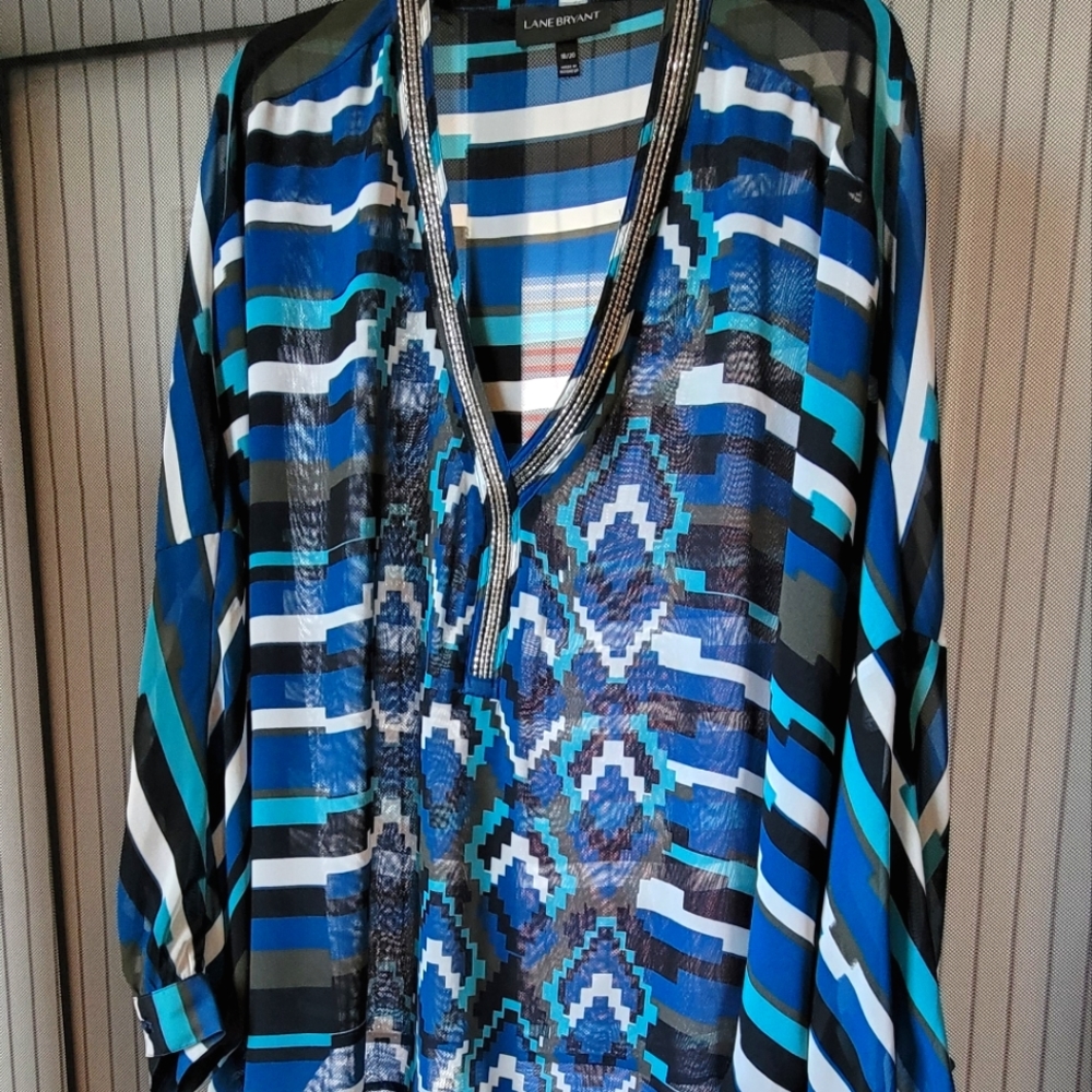 Lane Bryant sheer top